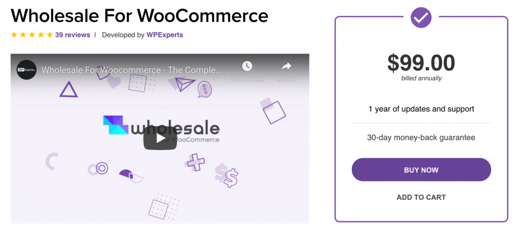 Wholesale for WooCommerce B2B