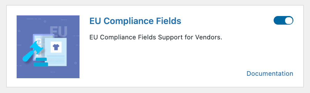 Enable EU compliance fields in Dokan admin dashboard