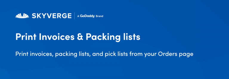 WooCommerce Print Invoices & Packing lists