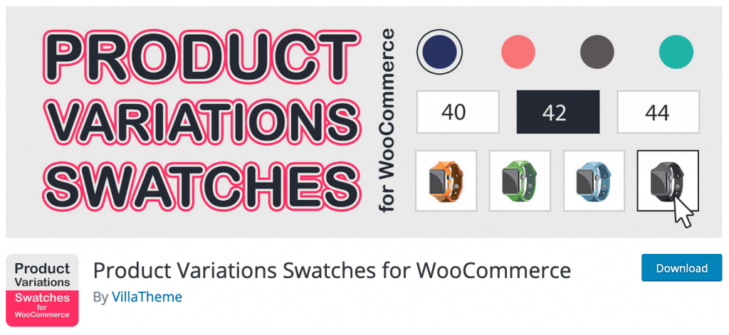 Product Variations Swatches for WooCommerce by Villatheme