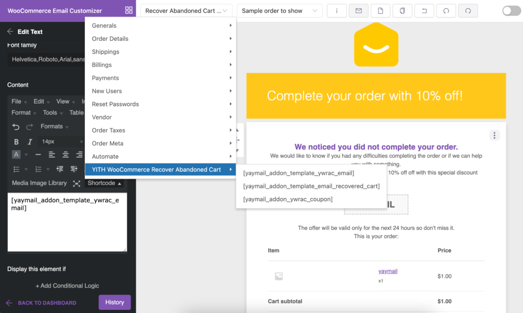 yaymail-addon-for-yith-woocommerce-recover-abandoned-cart-shortcodes