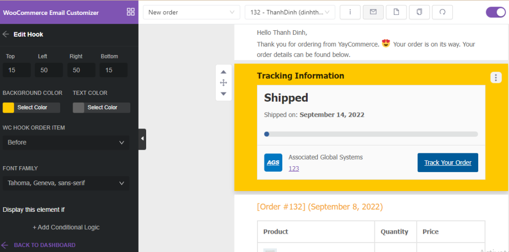 how-it-presents-with-woocommerce-before-order-table-hook