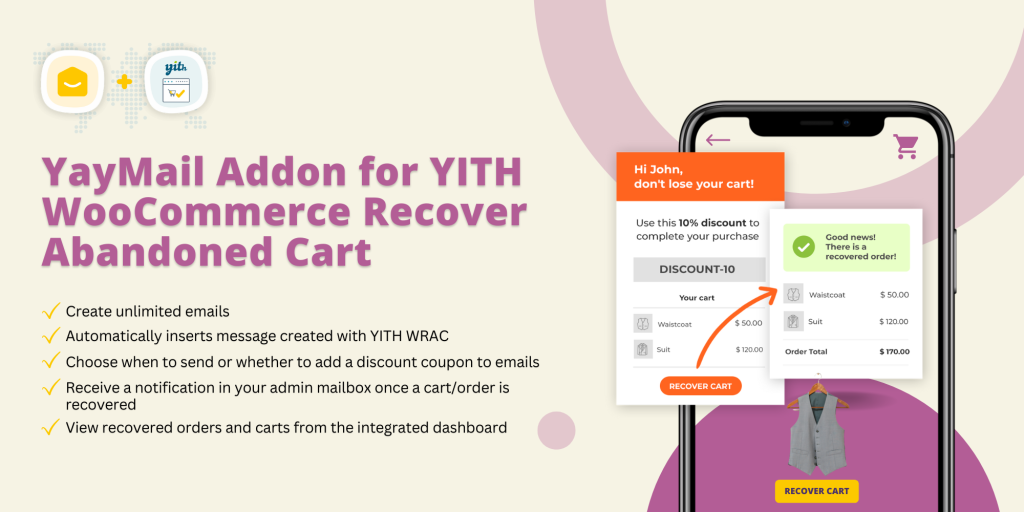 YayMail Addon for YITH WooCommerce Recover Abandoned Cart