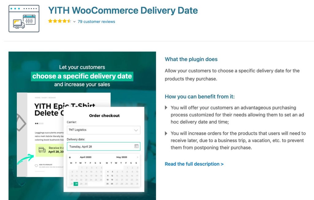 YITH Order Delivery Date for WooCommerce