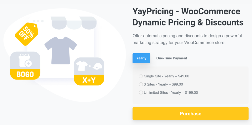 yaypricing woocommerce dynamic pricing discount Pricing