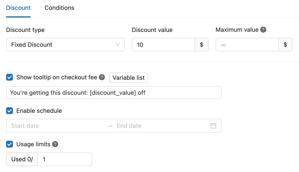 format woocommerce flexible shipping rules
