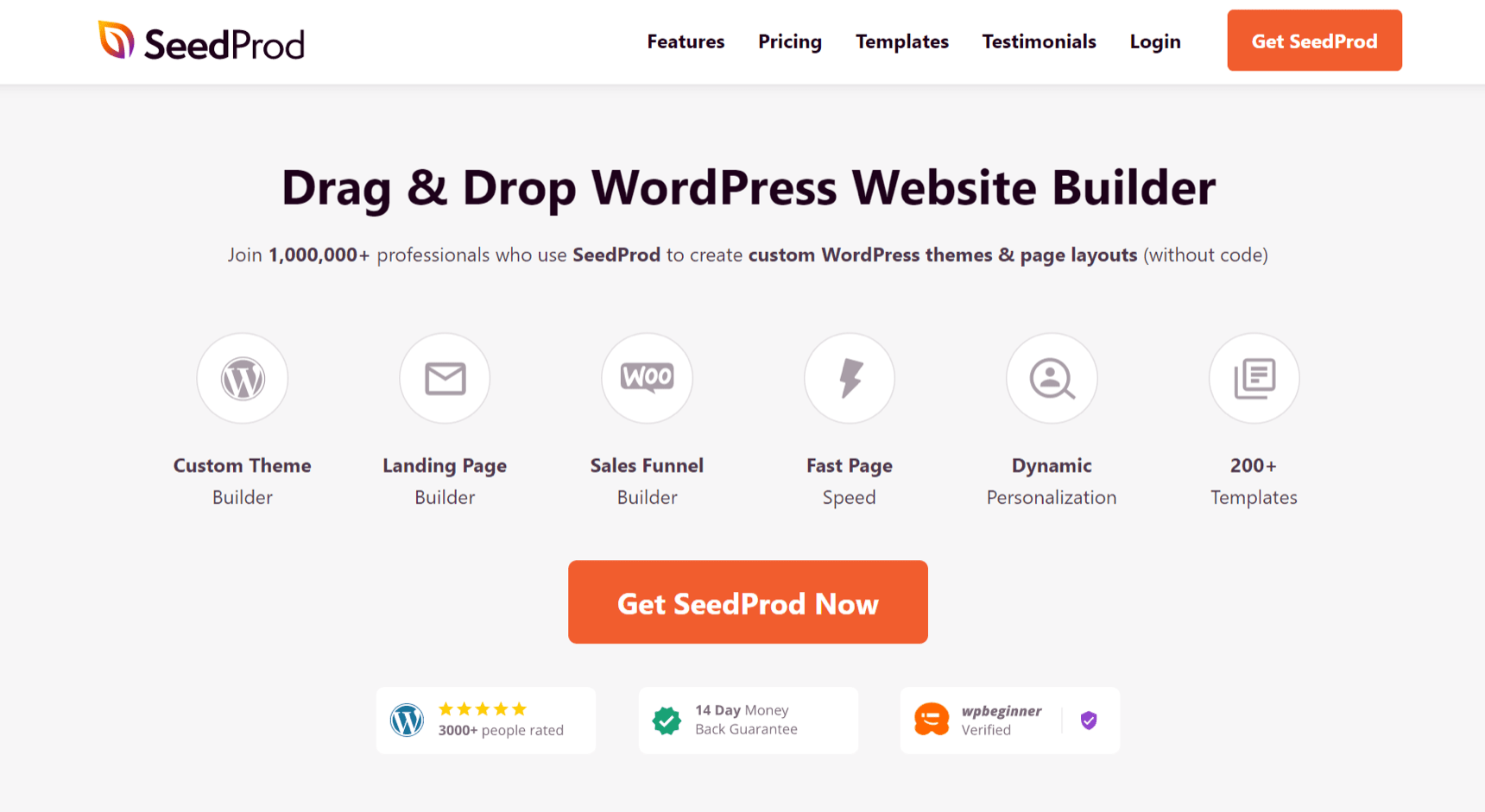SeedProd WordPress website builder