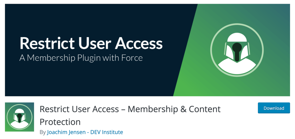Restrict User Access WooCommerce membership plugin