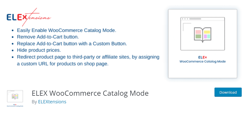 elex WooCommerce catalog mode