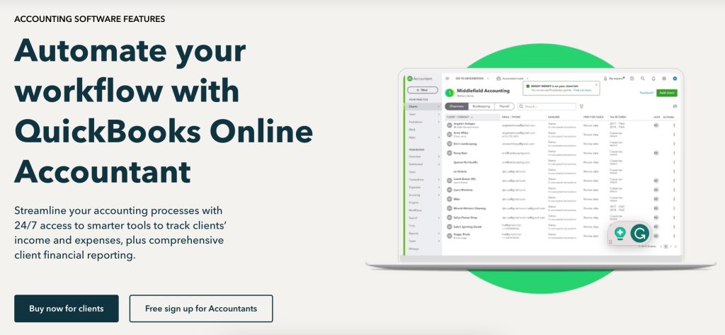 QuickBooks Online Accountant