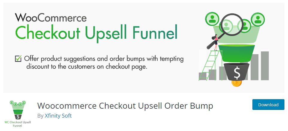 Woocommerce Checkout Upsell Order Bump