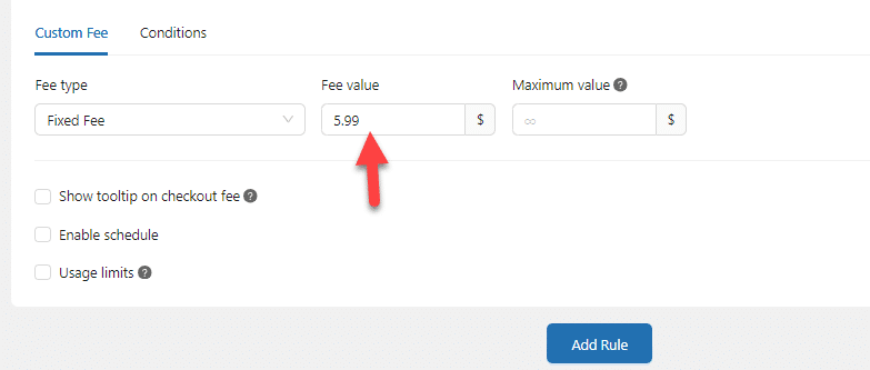 add custom fee for shipping - woocommerce add fee to payment method