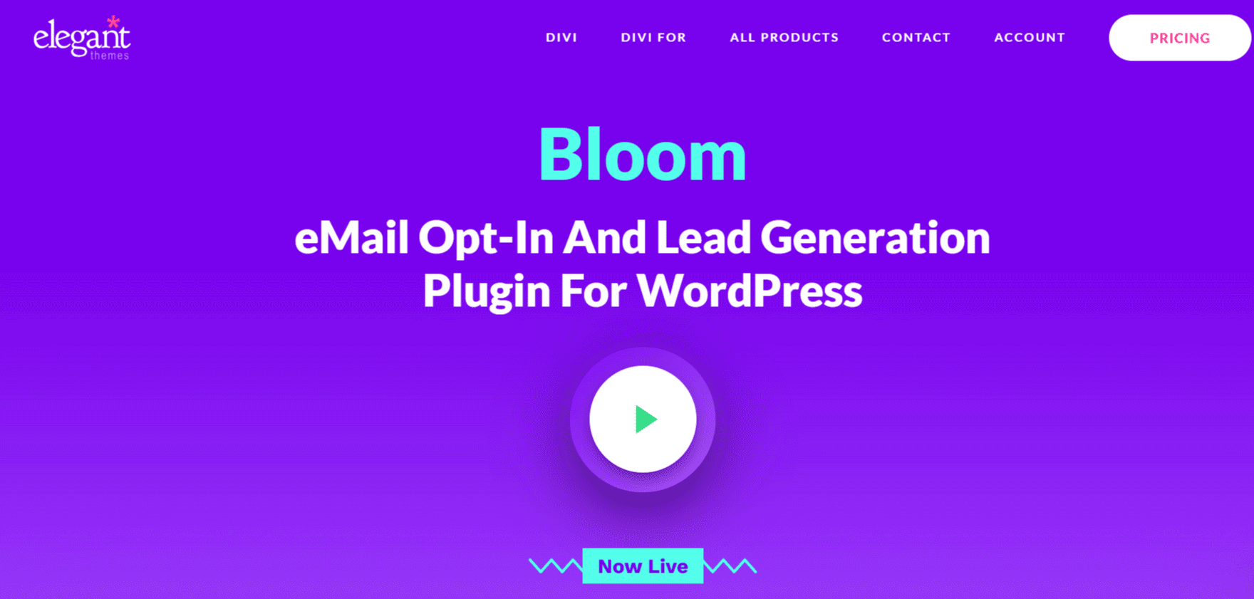 WP Bloom Popup DIVI plugin