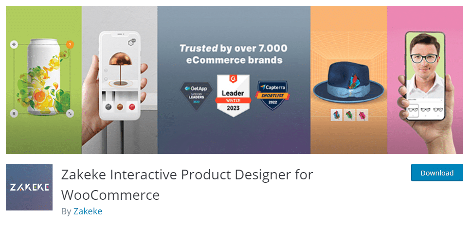 Zakeke Interactive Product Designer for WooCommerce - WooCommerce product customizer plugins