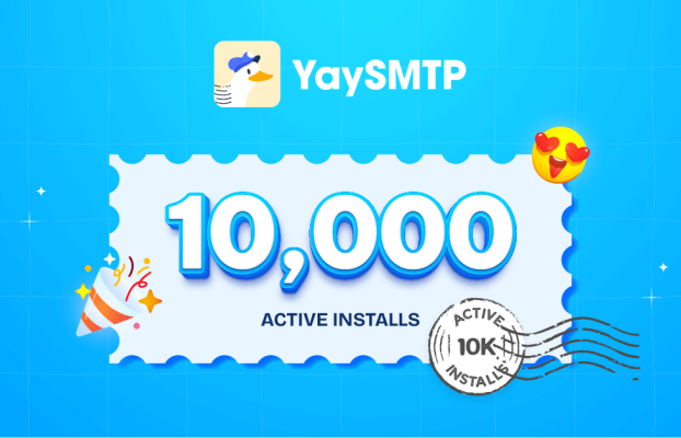YaySMTP Celebrates 10,000+ Users Milestone: A Message of Thanks and Excitement