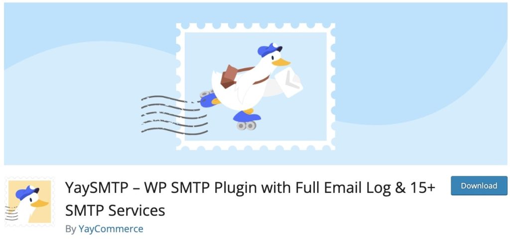 YaySMTP – WP SMTP Plugin with Full Email Log & 15+ SMTP Services
