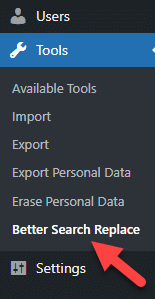 better search replace settings