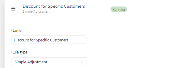 rule name - different prices for different customers woocommerce
