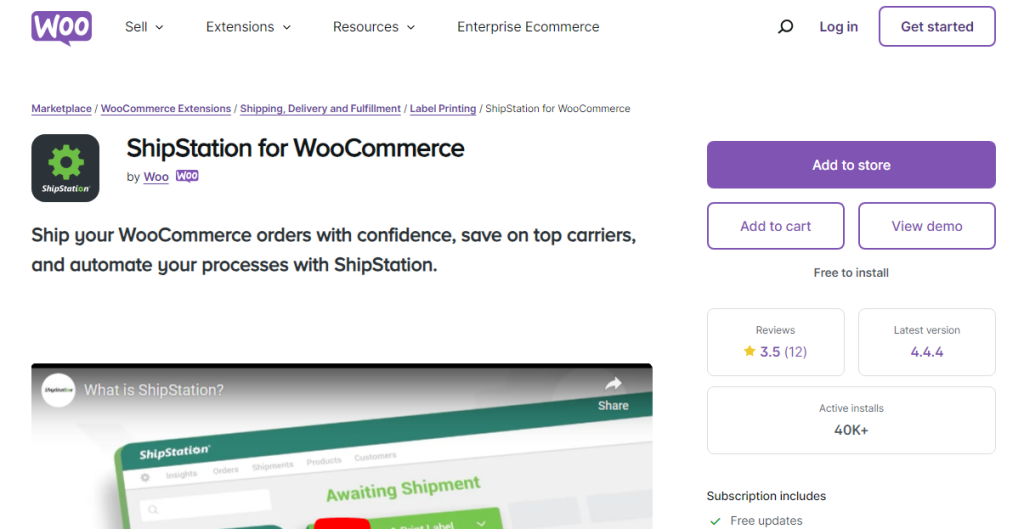 ShipStation for WooCommerce